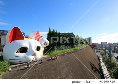 Tokoname的巨大Maneki Neko，Tokosui市的一隻看貓 69566736