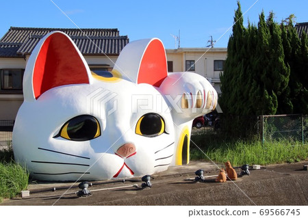 Tokoname的巨大Maneki Neko，Tokosui市的一隻看貓 69566745