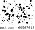 Dripping ink black ink 69567618