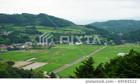 在塔納盆地蔓延的鄉村風光 在塔納盆地蔓延的鄉村風光 69568522