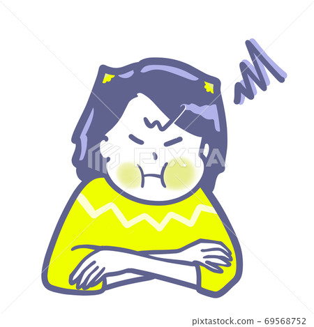 憤怒的藍寶女人生氣的兩種顏色 69568752