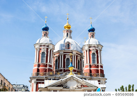 view of cupola of St Clement's Church in Moscow view of cupola of St Clement's Church in Moscow 69569086