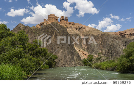 Charyn Canyon River Kazakhstan 69569276