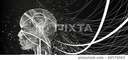 Abstract futuristic background Abstract futuristic background 69570083