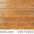 Texture of old wooden stripe planks 69571826