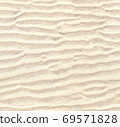Seamless pattern of white sand. Repeating texture of waves on sandy beach background 69571828