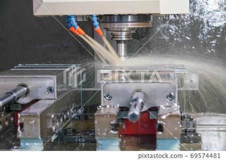 Aluminum parts processing 69574481