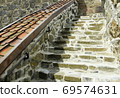 Stair of rough stone 69574631