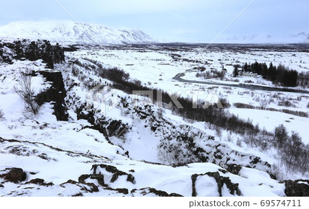 Iceland in winter 69574711