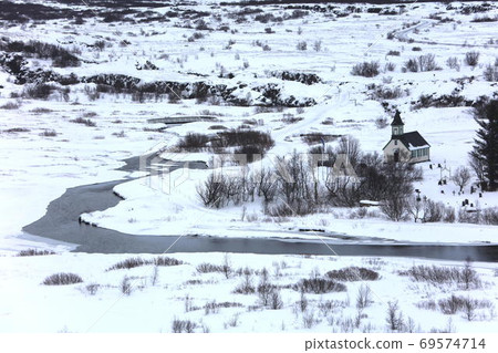 Iceland in winter 69574714