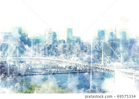 Cityscape seen from Odaiba Cityscape seen from Odaiba 69575334