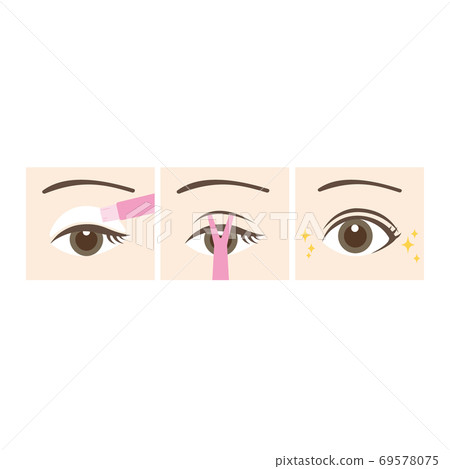 使雙眼皮的插圖 69578075