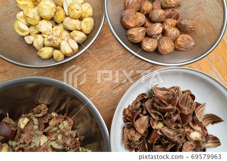 栗子去皮，栗子去皮，皮膚澀 69579963