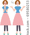 Talking woman　 69580253