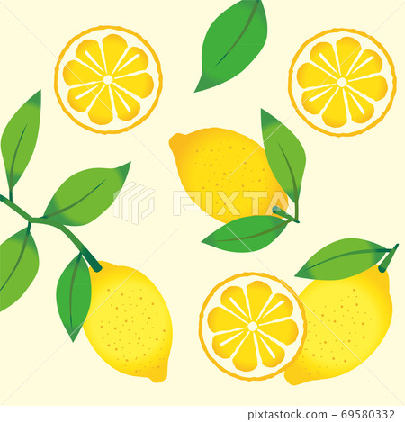 檸檬圖案層次 69580332