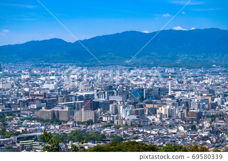 《Kyoto Prefecture》 Kyoto Tower and cityscape 69580339