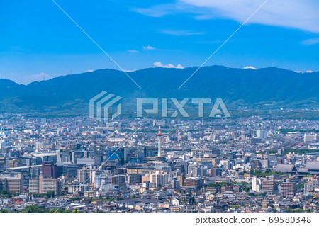 《京都府》京都塔和城市景觀 69580348