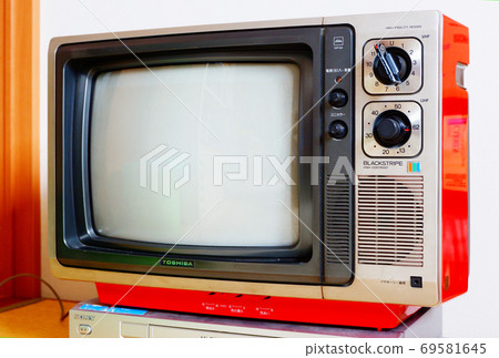 昭和時代撥號式CRT電視 69581645