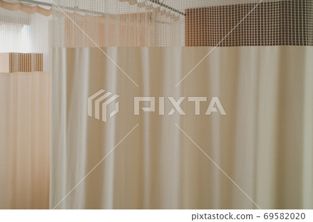 hospital room, sickroom, curtain 69582020