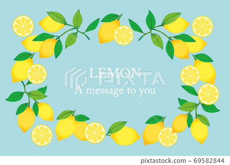 檸檬明信片漸變 69582844