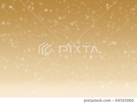 金色的天空與雪 69583060