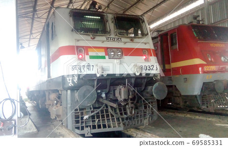 Indian locomotive class WAP Passenger traffic electric engine locomotives at Chittaranjan Locomotive Works of Indian Railways. The WAP passenger trains and WAG 9 freight locomotive is the most Indian locomotive class WAP Passenger traffic electric engine locomotives at Chittaranjan Locomotive Works of Indian Railways. The WAP passenger trains and WAG 9 freight locomotive is the most 69585331
