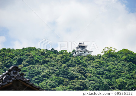 岩國橋的岩國城樓景色 岩國橋的岩國城樓景色 69586132