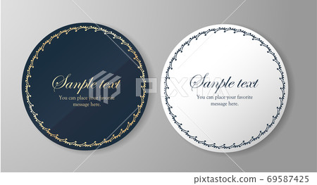Luxury frame design, calligraphic material, luxury, template, [copy space] 69587425