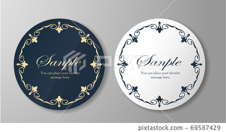 Luxury frame design, calligraphic material, luxury, template, [copy space] 69587429