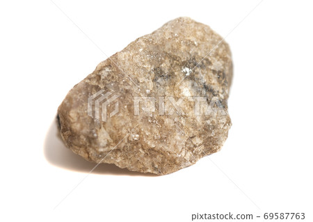 Granite stone isolated on white background Granite stone isolated on white background 69587763