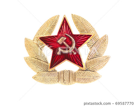 soviet (ussr) star and laurel wreath 69587770