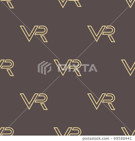 Seamless Vector Pattern. VR Logos 69588441