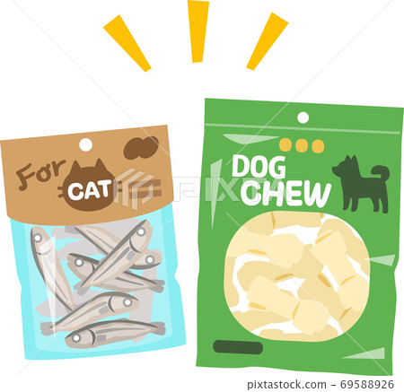 Bagged snacks for cats and dogs 69588926