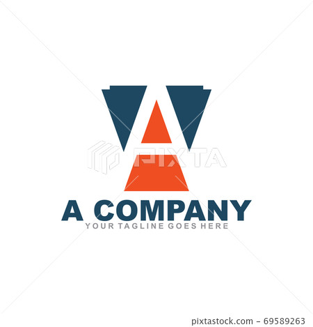 A letter logo design vector template 69589263