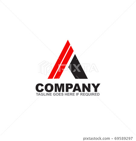 A letter initial logo design vector template A letter initial logo design vector template 69589297