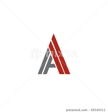 A letter initial logo design vector template - Stock Illustration ...