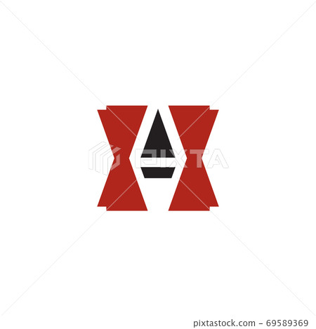 A letter initial logo design vector template - Stock Illustration ...