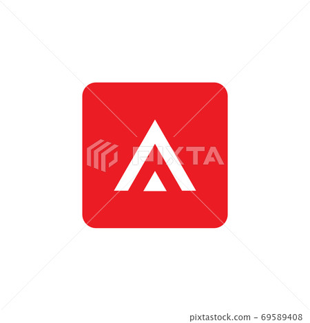 A letter logo design template 69589408