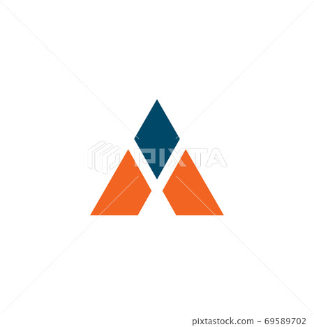 A letter initial logo design vector template - Stock Illustration ...