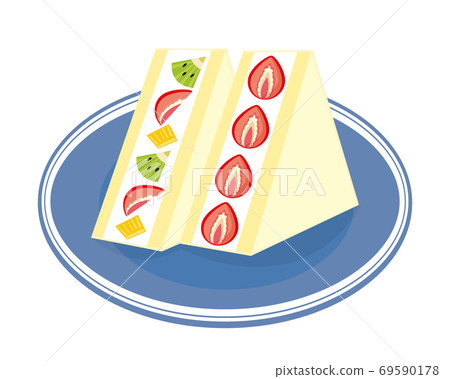 Vector illustration of fruit sandwich Vector illustration of fruit sandwich 69590178