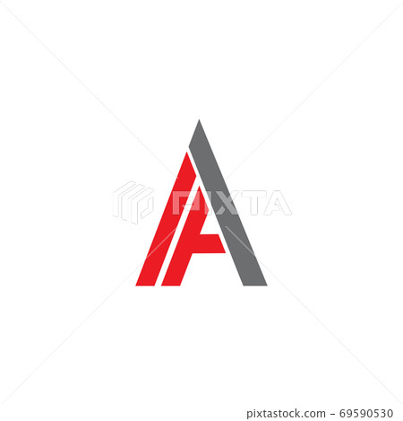 A letter initial logo design vector template - Stock Illustration ...