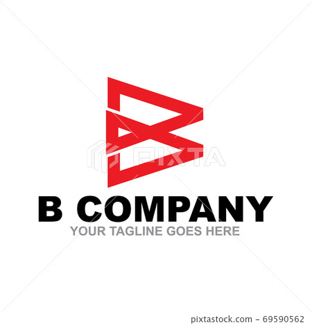 B letter initial logo design - Stock Illustration [69590562] - PIXTA
