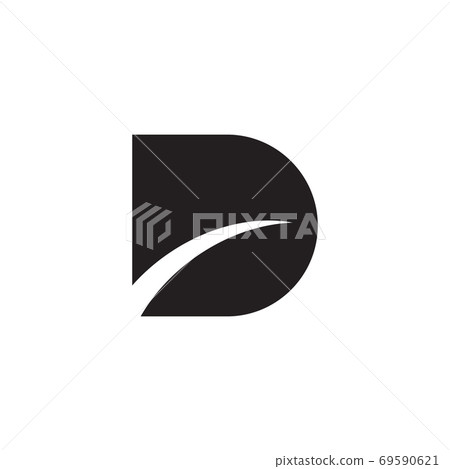 D letter initial logo design vector template - Stock Illustration ...