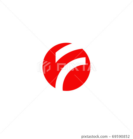 F letter initial logo design vector F letter initial logo design vector 69590852