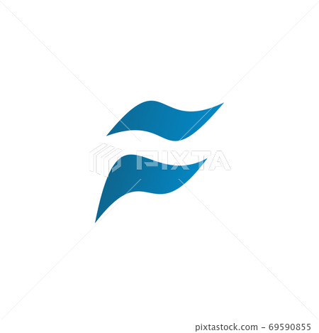 F letter initial logo design vector F letter initial logo design vector 69590855