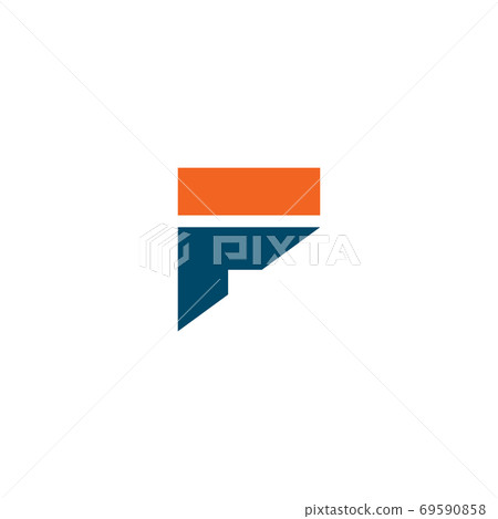 F letter initial logo design vector F letter initial logo design vector 69590858