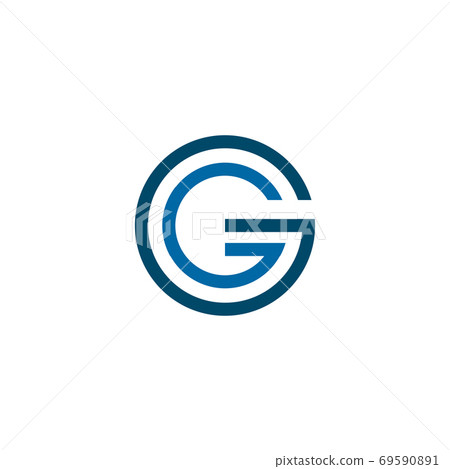G letter initial logo design vector template - Stock Illustration ...