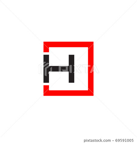 H letter logo design vector template - Stock Illustration [69591005 ...