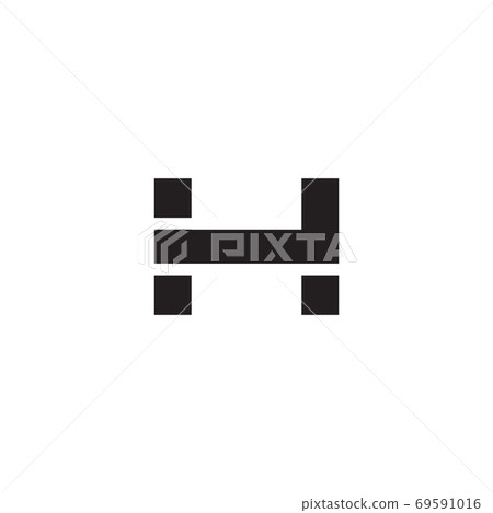 H letter logo design vector template - Stock Illustration [69591016 ...