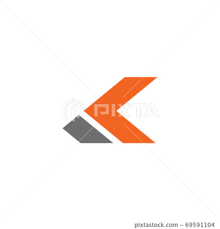 K letter logo design vector template K letter logo design vector template 69591104